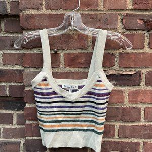 Munthe Striped Knit Tank Top